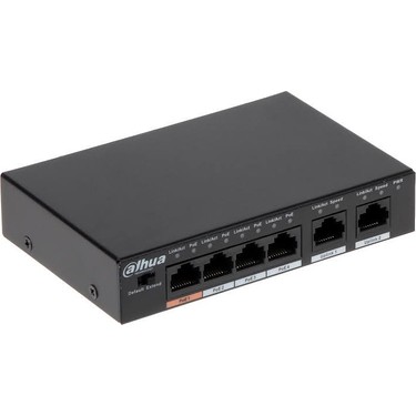 Dahua PFS3006-4ET-60-V2 4-Port Hızlı Ethernet PoE Switch
